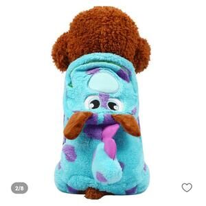 PetCircle Fuzzy Monsters Inc Sully Puppy Pet Dog Halloween Costume Hoodie Size M